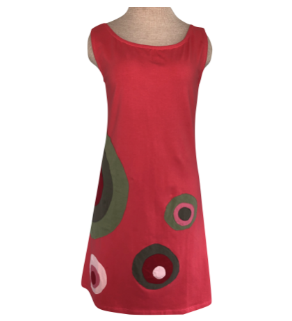 Candied Circles Coral/Multi Muted