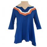 Tunic Royal Blue/Orange
