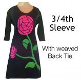 Rose Pink 3/4 Sleeve