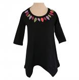 Tunic Mini Leaf Multicolor