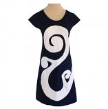 Sabrina Navy/White